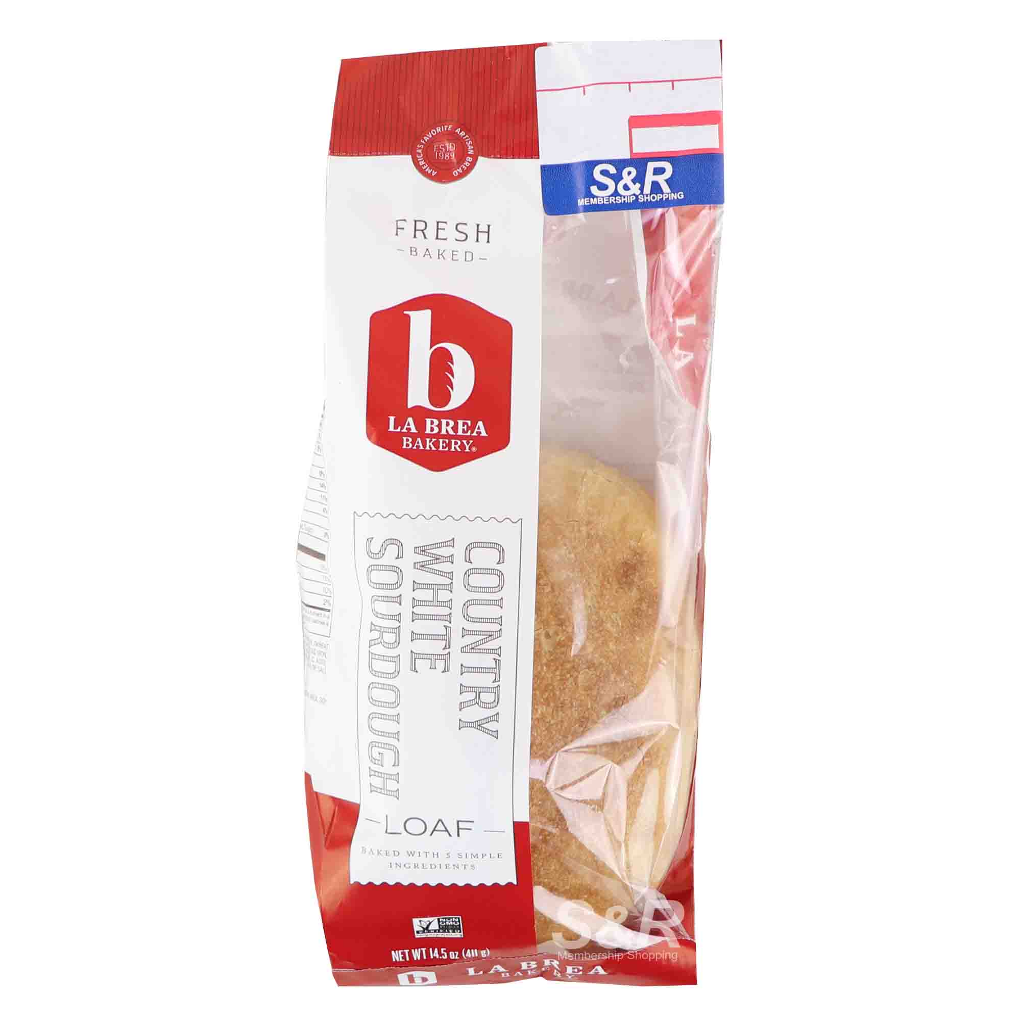 La Brea Bakery Country White Sourdough Loaf 411g La Brea Bakery Country White Sourdough Loaf 411g